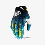 2020 Motocross Ciclismo 100 Guanti Dita Lunghe Blu