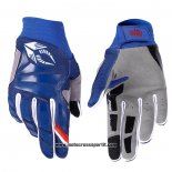 2020 Motocross Ciclismo Deft Family Guanti Dita Lunghe Blu