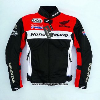 2020 Motocross Ciclismo Giacca Honda Manica Lunga Nero Rosso