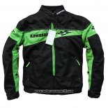 2020 Motocross Ciclismo Giacca Kawasaki Manica Lunga Nero Verde