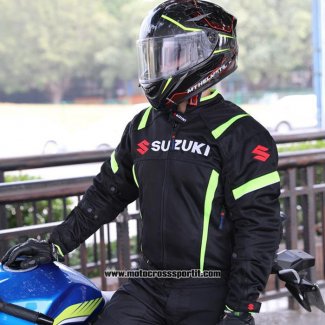 2020 Motocross Ciclismo Giacca Suzuki Manica Lunga Nero