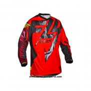 2020 Motocross Ciclismo Maglie FLY Manica Lunga Rosso