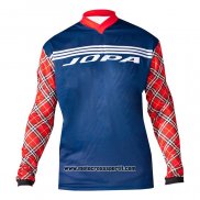 2020 Motocross Ciclismo Maglie Jopa Manica Lunga Blu