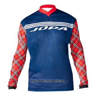 2020 Motocross Ciclismo Maglie Jopa Manica Lunga Blu