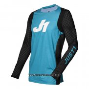 2020 Motocross Ciclismo Maglie Just 1 Manica Lunga Blu