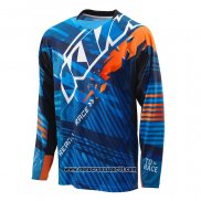 2020 Motocross Ciclismo Maglie KTM Manica Lunga Blu