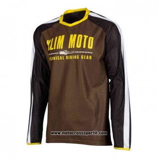 2020 Motocross Ciclismo Maglie Klim Manica Lunga Marrone