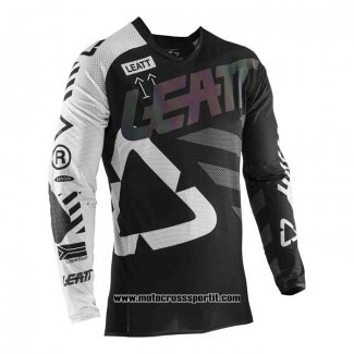 2020 Motocross Ciclismo Maglie Leatt Manica Lunga Nero