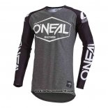 2020 Motocross Ciclismo Maglie Oneal Manica Lunga Grigio