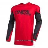 2020 Motocross Ciclismo Maglie Oneal Manica Lunga Rosso