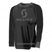 2020 Motocross Ciclismo Maglie Scott Manica Lunga Nero