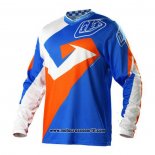 2020 Motocross Ciclismo Maglie TLD Manica Lunga Blu