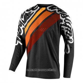 2020 Motocross Ciclismo Maglie TLD Manica Lunga Nero