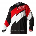 2020 Motocross Ciclismo Maglie TLD Manica Lunga Nero Rosso