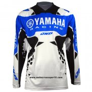 2020 Motocross Ciclismo Maglie YAMAHA Manica Lunga Blu Bianco