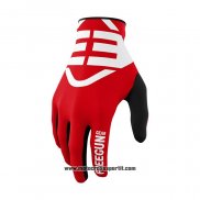 2021 Freegun Motocross Ciclismo Guanti Dita Lunghe Rosso