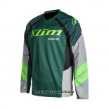 2021 Klim Motocross Ciclismo Maglie Manica Lunga Verde