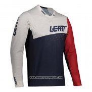 2021 Motocross Ciclismo Maglie Leatt Manica Lunga Rosso