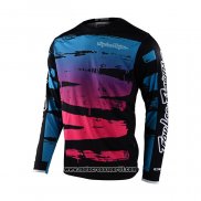 2021 TLD Motocross Ciclismo Maglie Manica Lunga Nero Blu Rosa