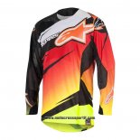 2020 Motocross Ciclismo Maglie Alpinestars Manica Lunga Rosso