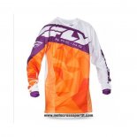 2020 Motocross Ciclismo Maglie FLY Manica Lunga Arancione