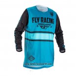 2020 Motocross Ciclismo Maglie FLY Manica Lunga Blu