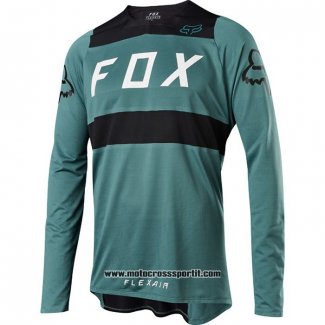 2020 Motocross Ciclismo Maglie FOX Manica Lunga Verde