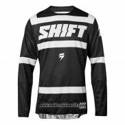 2020 Motocross Ciclismo Maglie Shift Manica Lunga Nero