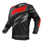 2020 Motocross Ciclismo Maglie Shot Manica Lunga Nero