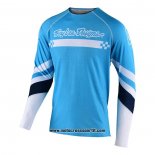 2020 Motocross Ciclismo Maglie TLD Manica Lunga Blu