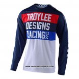 2020 Motocross Ciclismo Maglie TLD Manica Lunga Scuro Blu