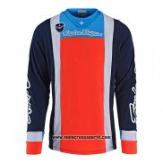 2020 Motocross Ciclismo Maglie TLD Manica Lunga Scuro Blu