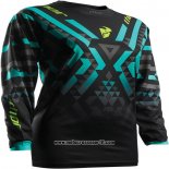 2020 Motocross Ciclismo Maglie Thor Manica Lunga Nero Blu