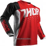 2020 Motocross Ciclismo Maglie Thor Manica Lunga Rosso