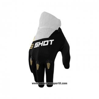 2021 Shot Motocross Ciclismo Guanti Dita Lunghe Marrone