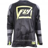 2020 Motocross Ciclismo Maglie FLY Manica Lunga Nero