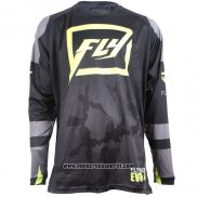 2020 Motocross Ciclismo Maglie FLY Manica Lunga Nero