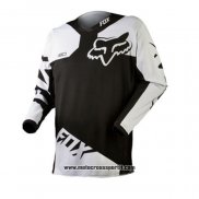 2020 Motocross Ciclismo Maglie FOX Manica Lunga Nero Bianco