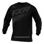 2020 Motocross Ciclismo Maglie FXR Manica Lunga Nero