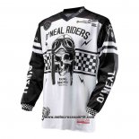 2020 Motocross Ciclismo Maglie Oneal Manica Lunga Bianco