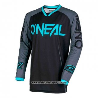 2020 Motocross Ciclismo Maglie Oneal Manica Lunga Nero