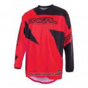 2020 Motocross Ciclismo Maglie Oneal Manica Lunga Rosso