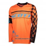 2020 Motocross Ciclismo Maglie Scott Manica Lunga Arancione