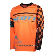 2020 Motocross Ciclismo Maglie Scott Manica Lunga Arancione