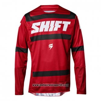 2020 Motocross Ciclismo Maglie Shift Manica Lunga Rosso