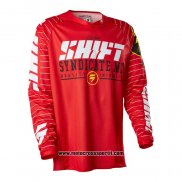 2020 Motocross Ciclismo Maglie Shift Manica Lunga Rosso