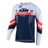 2020 Motocross Ciclismo Maglie TLD Manica Lunga Scuro Blu