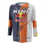 2021 Motocross Ciclismo Maglie Kini Manica Lunga Grigio Arancione