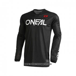 2021 Oneal Motocross Ciclismo Maglie Manica Lunga Nero