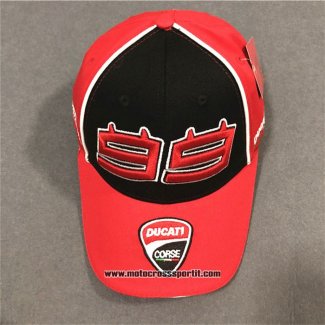 2020 Moto GP Ciclismo Ducati Cappello Nero Rosso